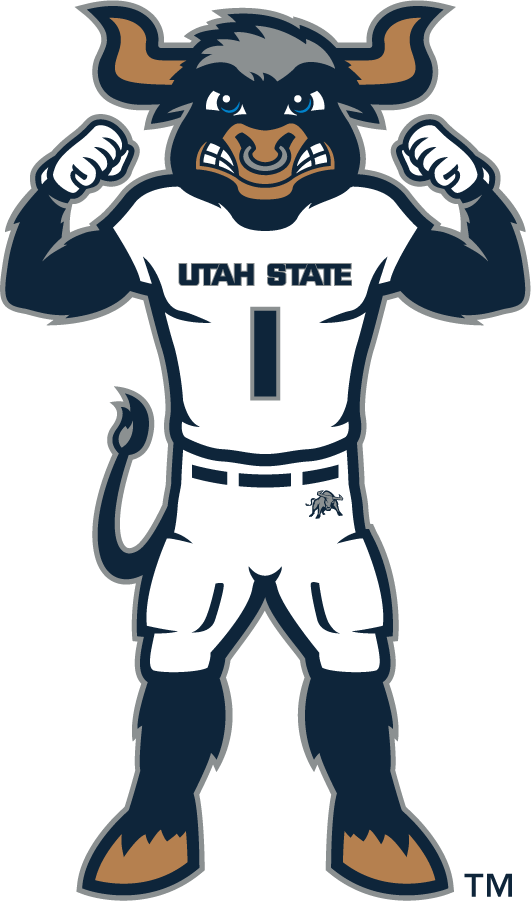 Utah State Aggies 2019-Pres Mascot Logo v4 iron on transfers for T-shirts